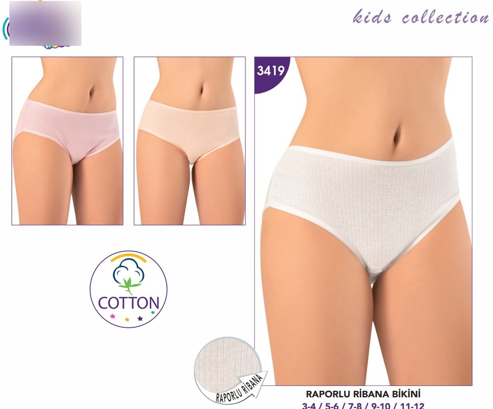 Kız Çocuk Raporlu Ribana Bikini