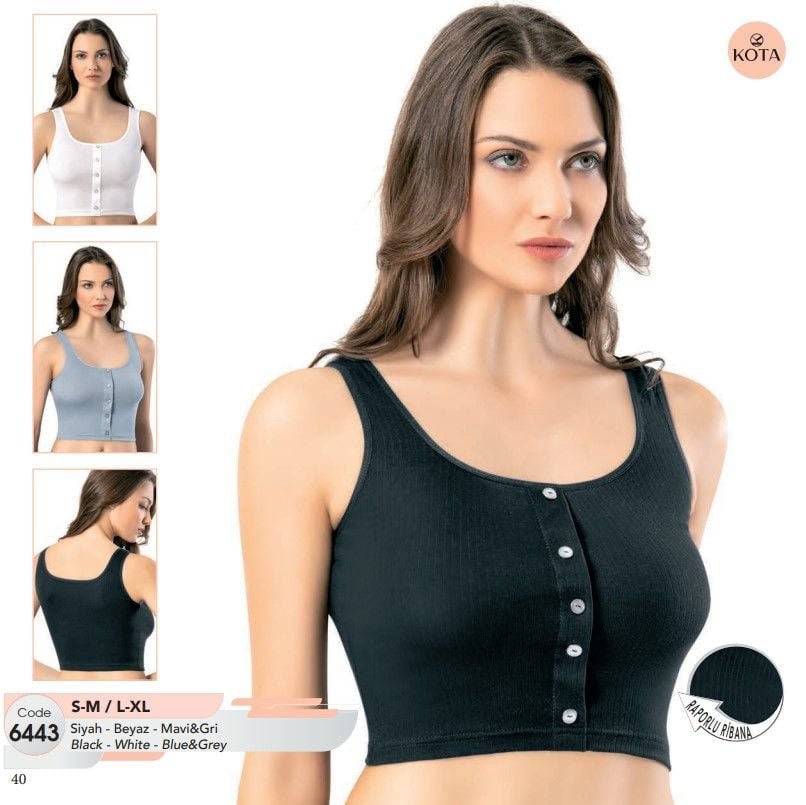Bayan Raporlu Geniş Askılı Modelli Crop