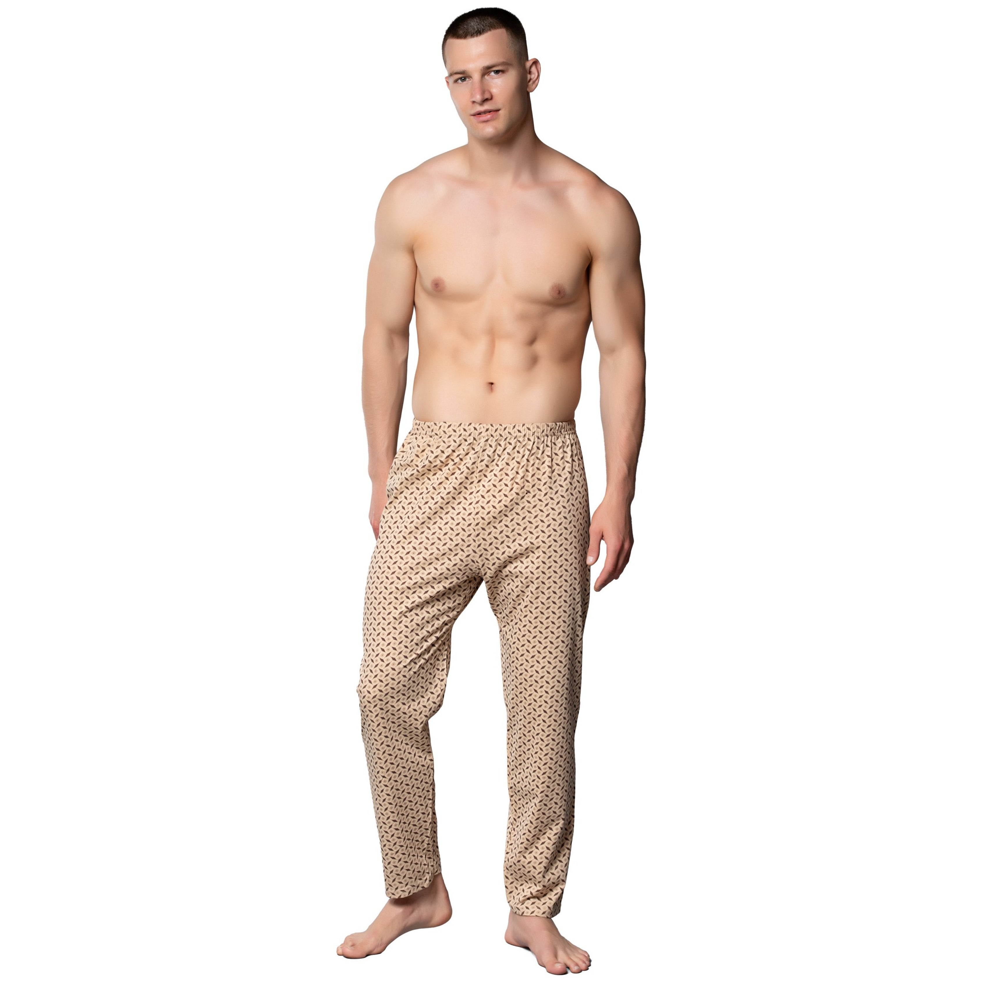Erkek Penye Empirme Desenli Alt Pijama