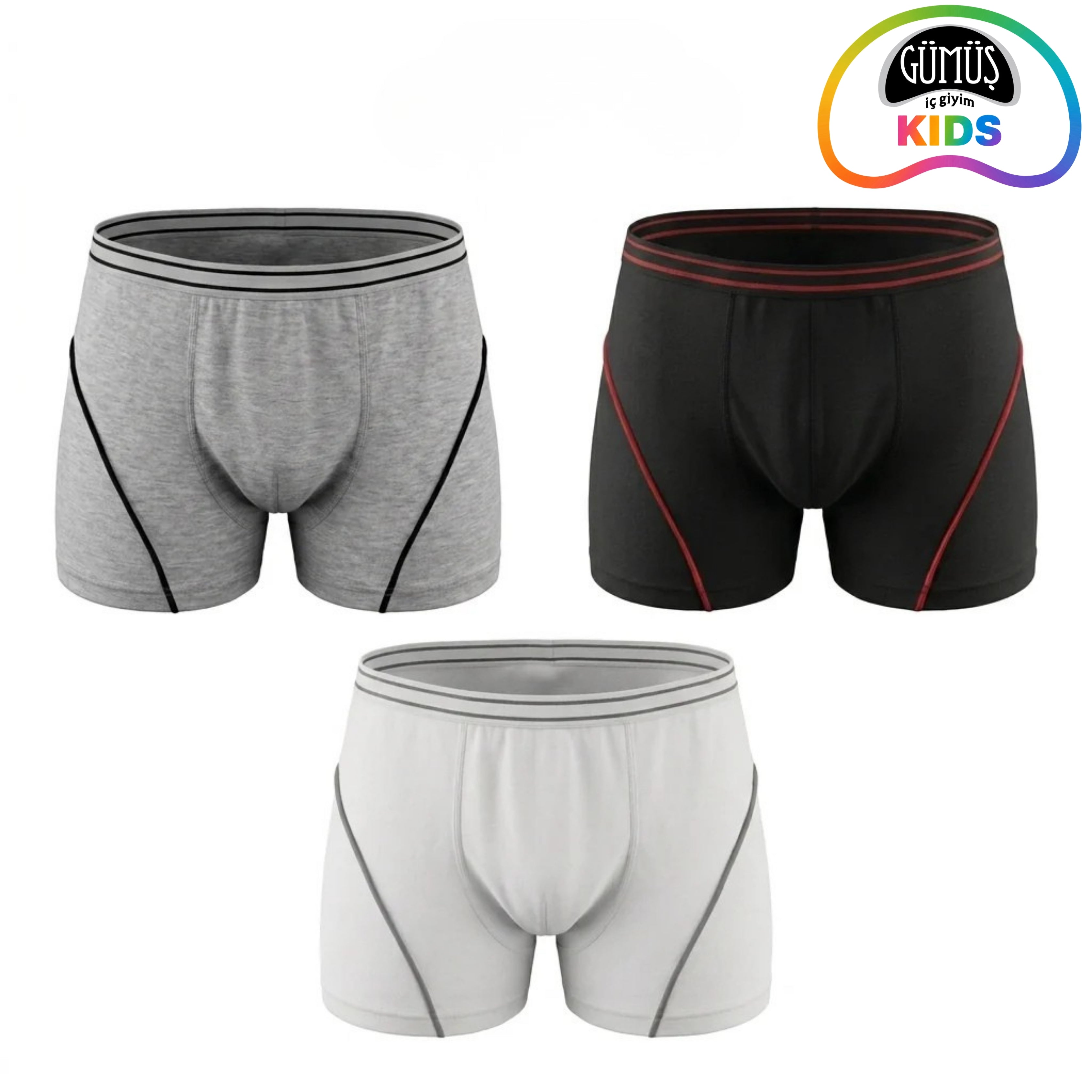Erkek Çocuk Likralı Boxer