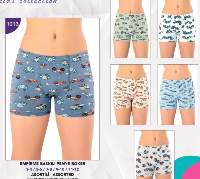 Baskılı Erkek Çocuk Boxer