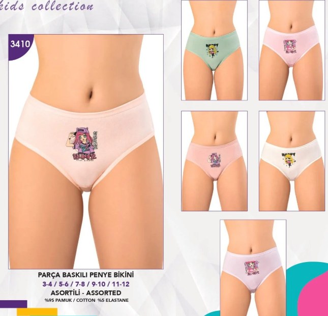 Kız Baskılı Bikini