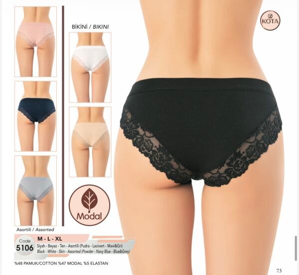 Bayan Dantelli Biyeli Modal Bikini