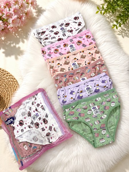 Kız Çocuk Baskılı Bikini
